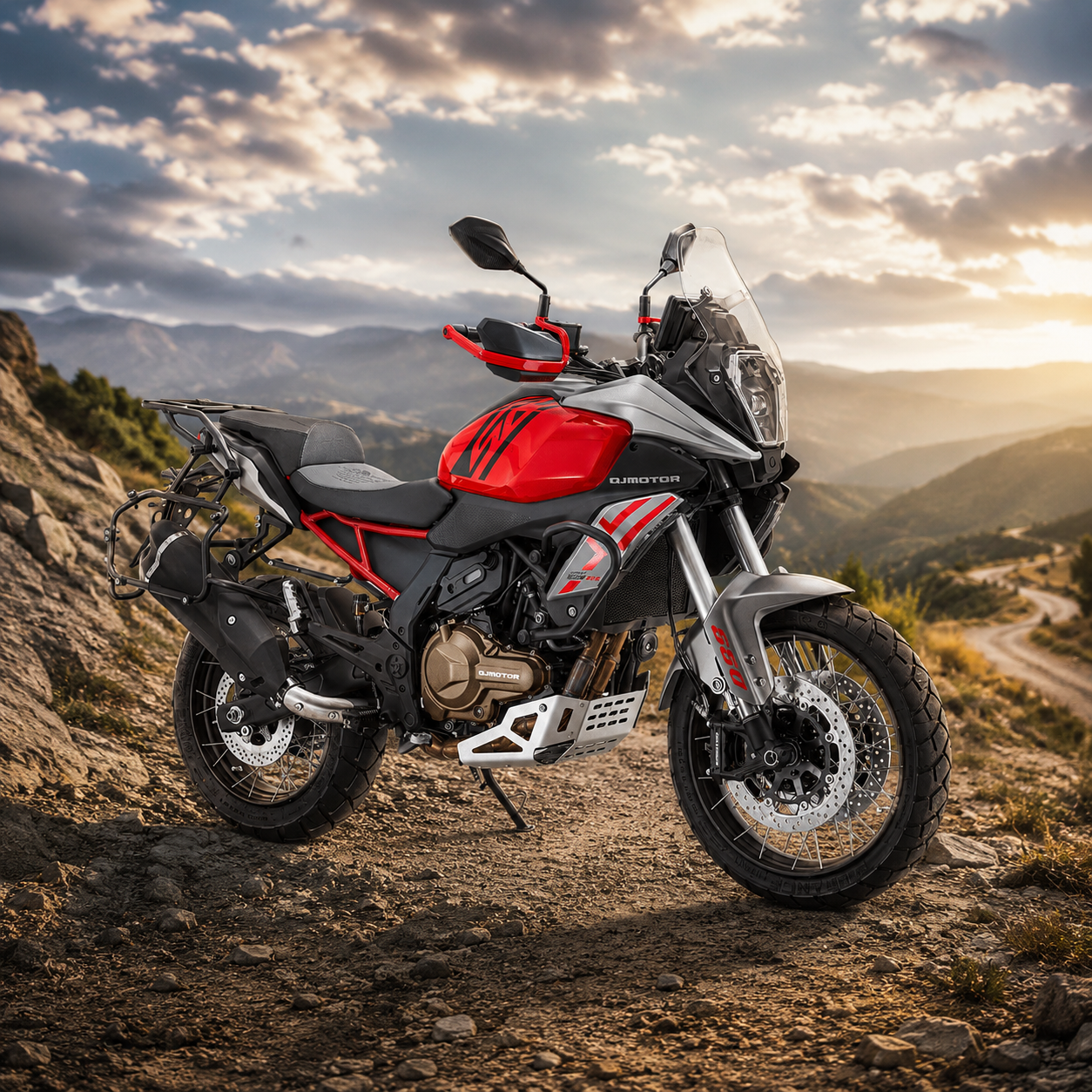 QJ Motor SRT 550 SX: la trail media que viene más completa de lo que parece