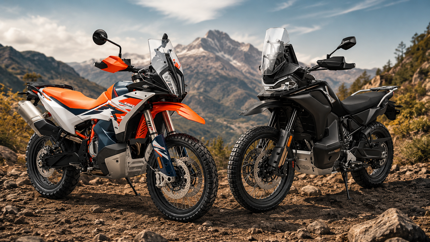KTM 790 Adventure R vs CFMoto 800MT-X: la guerra más seria del adventure medio